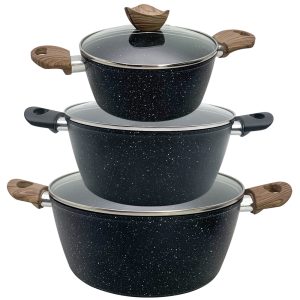 Non Stick Cooking Pots Set Casserole