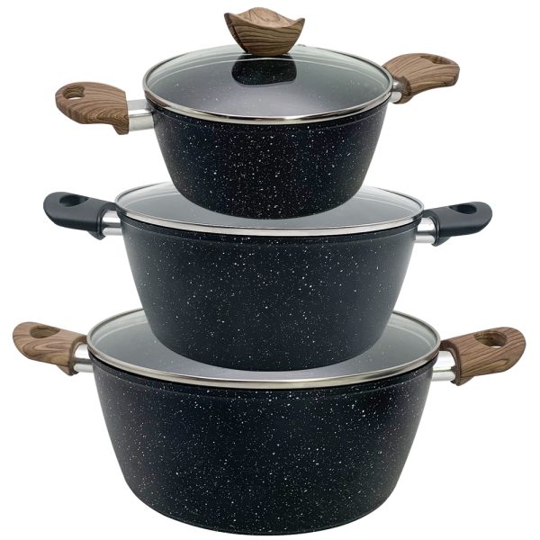 Non Stick Cooking Pots Set Casserole