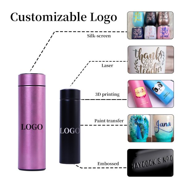 500ml Stainless Steel Insulated Vacuum Flasks - Image 3