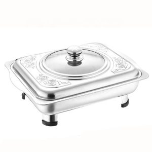 Silver Chafing Dish Buffet Food Warmer