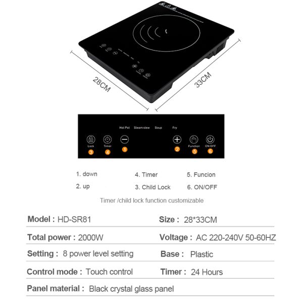 Induction Single Hob Cooker - Image 3