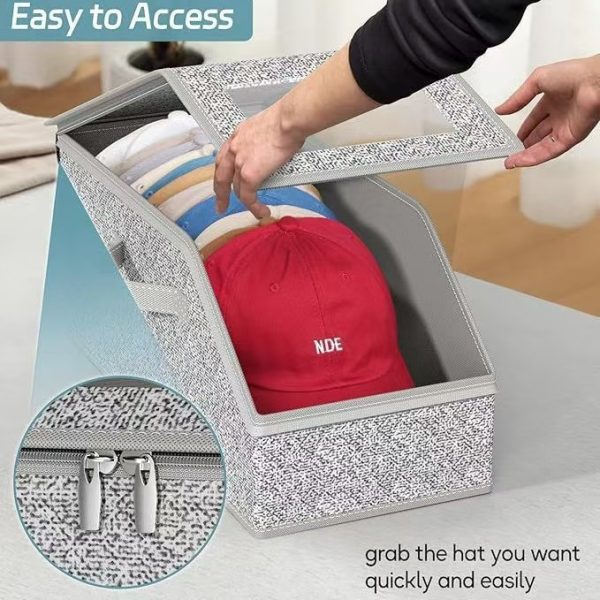 Foldable Travel Cap Boxes Organizer Bag Container - Image 2