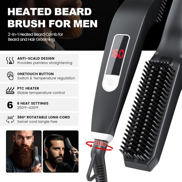 Electric Beard Straightening Comb