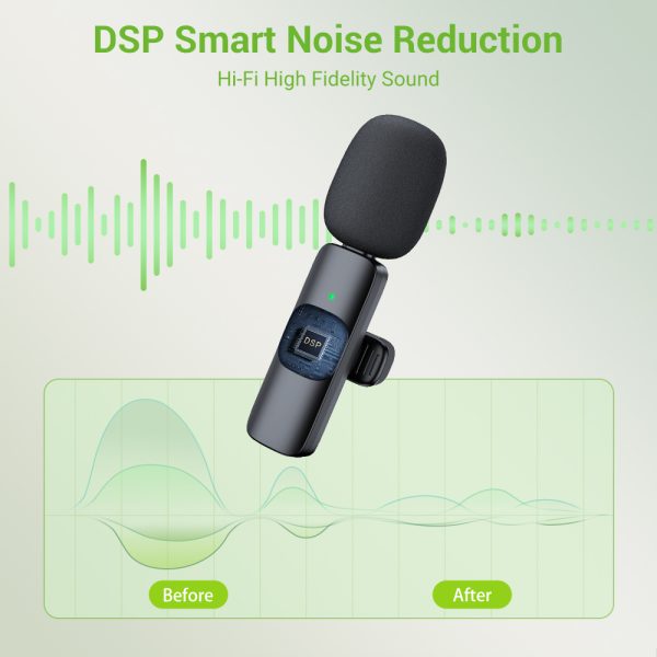 Portable 2.4G Wireless Stereo Lavalier Microphone - Image 4