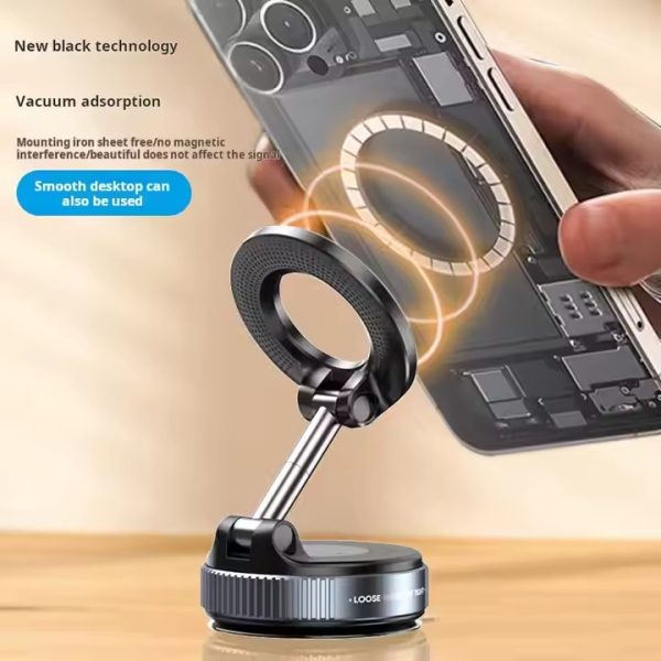Alloy Folding Magnetic Cell Phone Holder Mobile Holder - Image 3
