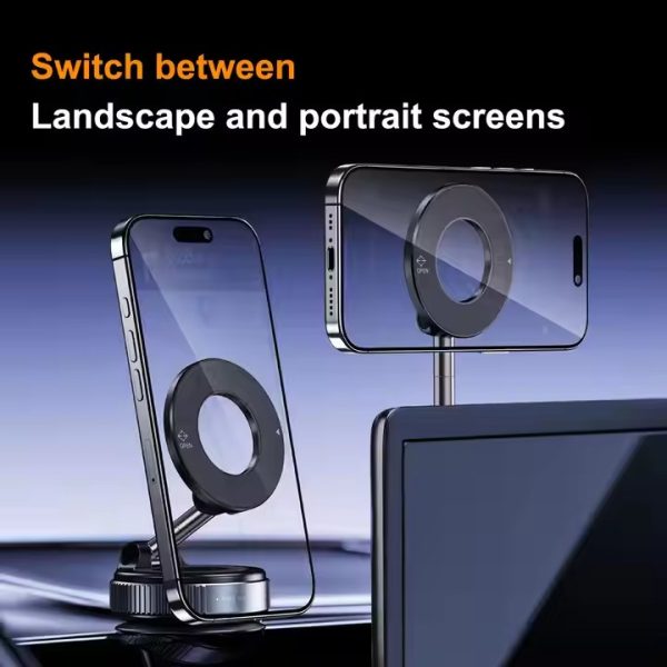 Alloy Folding Magnetic Cell Phone Holder Mobile Holder - Image 2