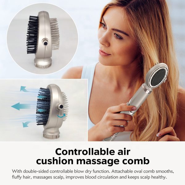 Brand Hot Air Brush Styler Professional Foldable Hiar Dryer 8 in 1 Dryer Machine for Hair Multi Styler - Image 3