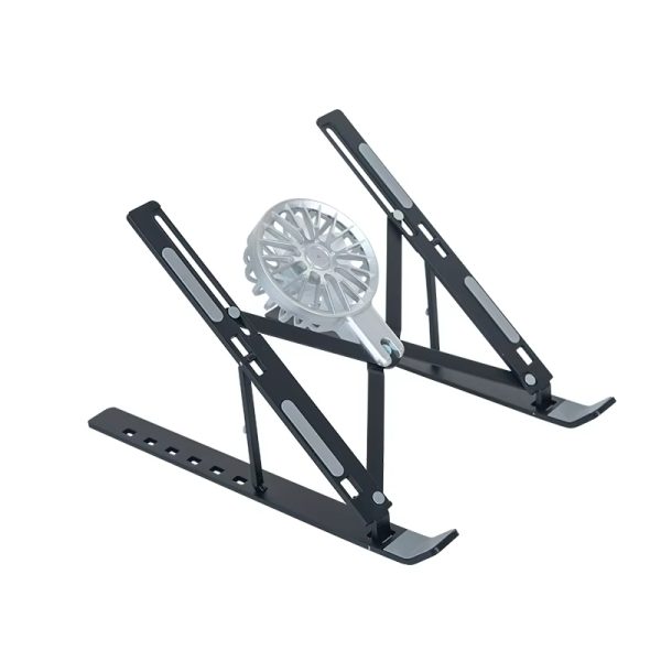 Folding Laptop Stand 18inch High Quality Metal Stable Computer Stand with Usb Cooling Adjustable  Fan