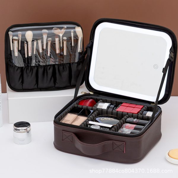 Portable Travel Make up Bag With Led Mirror - Image 2