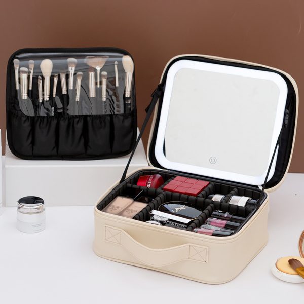 Portable Travel Make up Bag With Led Mirror - Image 3
