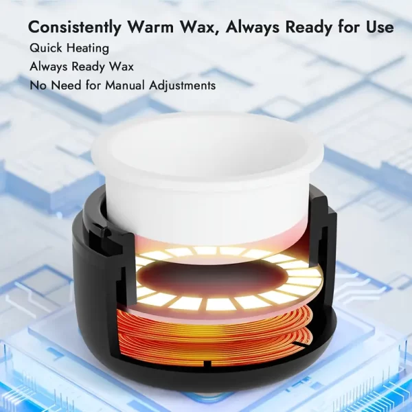 Mini Wax Warmer Kit Quick Hair Removal - Image 3