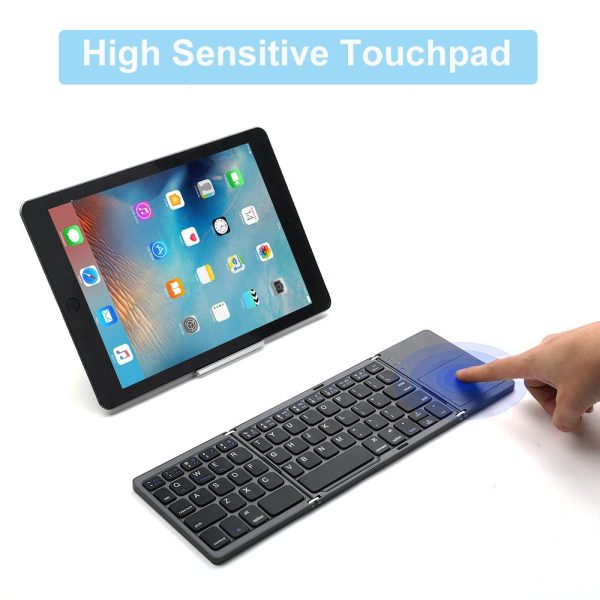 Foldable Bluetooth Keyboard With Touchpad - Image 2