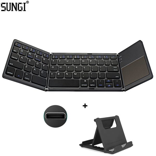 Foldable Bluetooth Keyboard With Touchpad