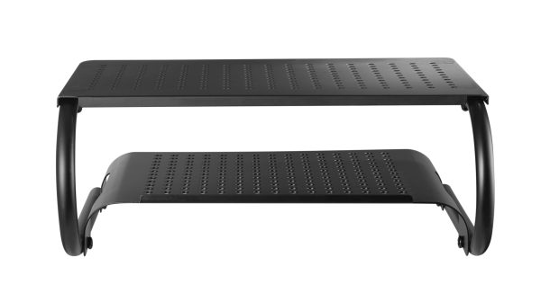 Adjustable Display Riser Black Metal Flat Plate Platform - Image 4