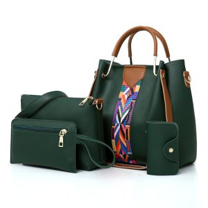 4PCS New Women Messenger Bags